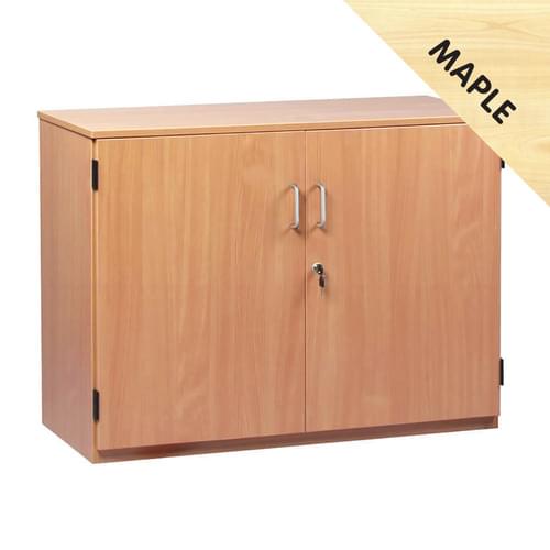 768mm Tall Cupboard with 2 Shelves Maple