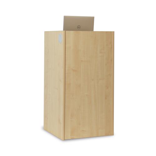 Classic Lectern with Lockable Doors - Maple