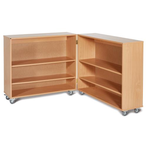 Mobile Hinged Bookcase