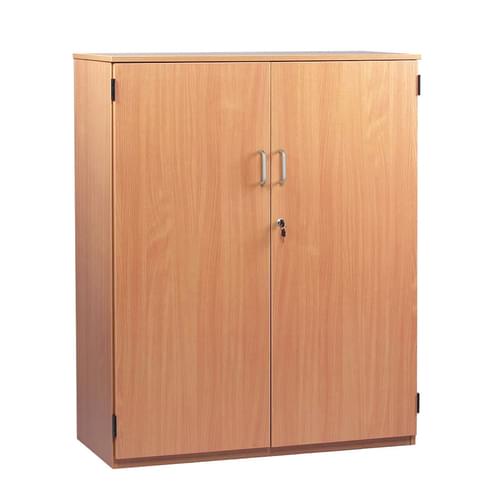 1268mm Tall Cupboard with 3 Shelves Beech