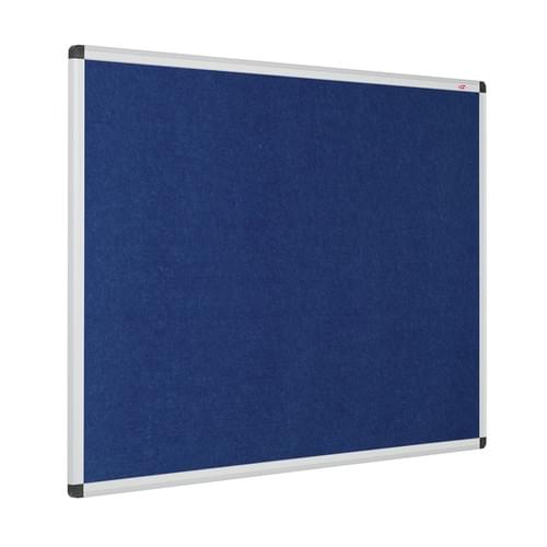 Resist-a-Flame Eco-Colour Aluminium Framed Noticeboard 900x600mm Blue