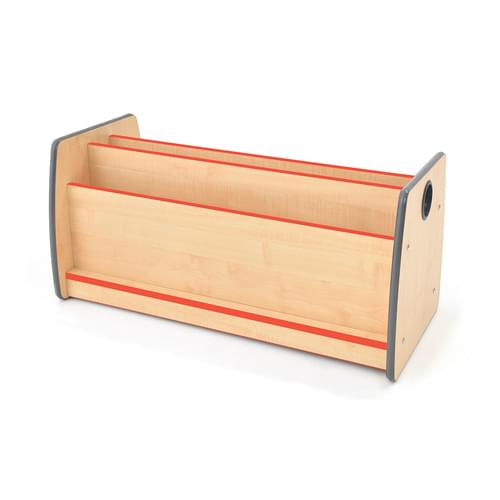 Colouredge Low Floor Book Unit with Red Trim