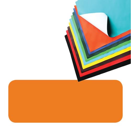 Super Saver Poster Paper Sheets 510x760mm Orange Pk25