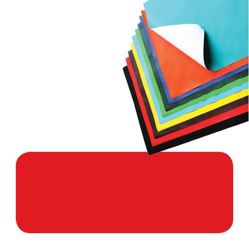 Super Saver Poster Paper Sheets 510x760mm Red Pk25