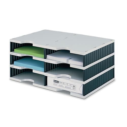 Styrodoc Duo 6 Compartment Desktop Storage Unit