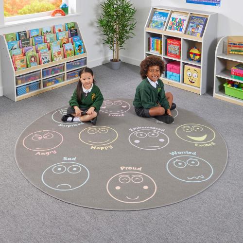 Emotions Circular Rug