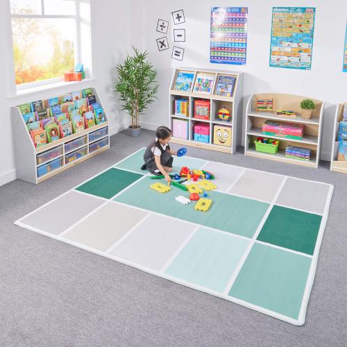 Colour Block Scandi Rug