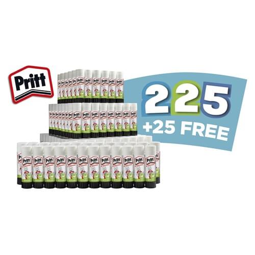 Pritt Stick Large 43g Pk225 + 25 FREE