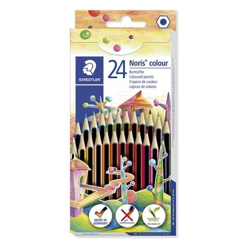 Staedtler Noris Colour Pencils Assorted Wallet of 24