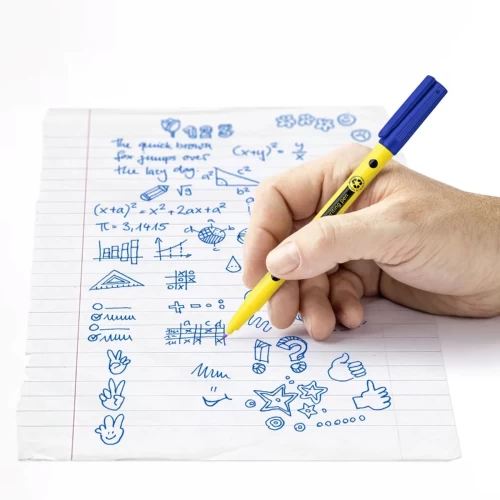 Staedtler Noris Handwriting Pen Blue Pack of 200
