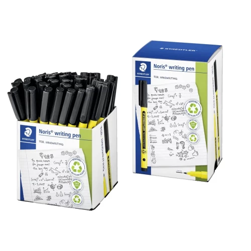Staedtler Noris Handwriting Pen Black Tub of 50