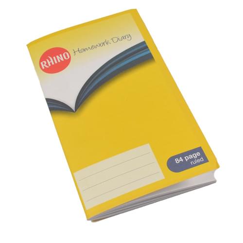 Rhino 6 Day Timetable and Homework Diary