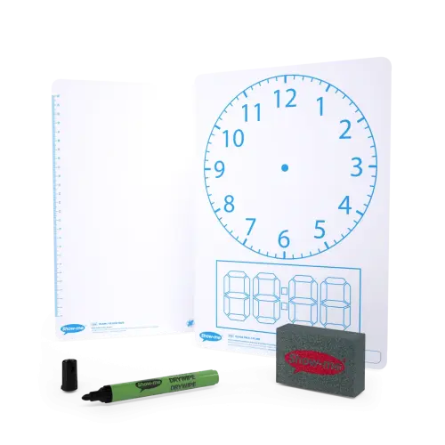 Show-me SurfaceShield Clock Face Mini Whiteboards