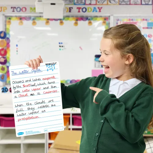 Show-me SurfaceShield Lined Mini Whiteboards