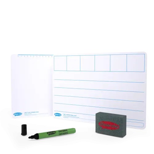 Show-me SurfaceShield 6-Frame Phoneme Mini Whiteboards