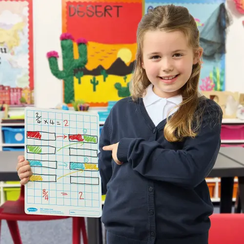 Show-me SurfaceShield Gridded Mini Whiteboards