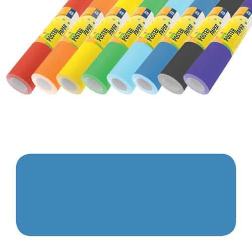 Super Saver Extra Wide Poster Paper Roll 1020mm x 10m Dark Blue