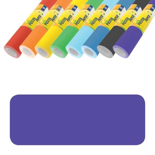 Super Saver Extra Wide Poster Paper Roll 1020mm x 10m Purple