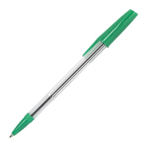 Super Saver Medium Ball Pen Green Pk50