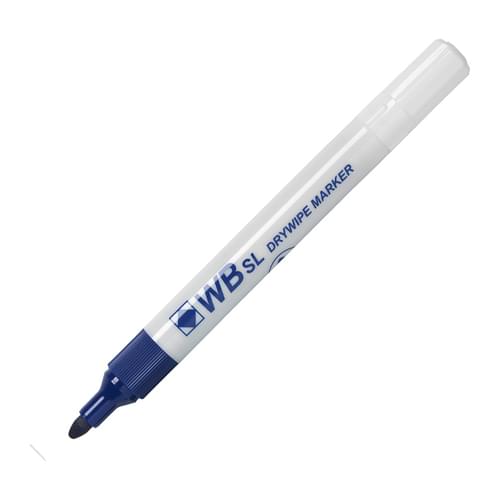 Super Saver Drywipe Marker Bullet Tip Blue Pk10