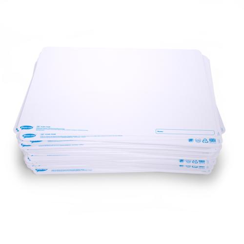 Show-me SurfaceShield A3 Plain/Plain Drywipe Boards - Pack of 100