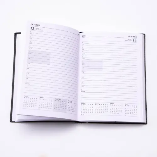 2026-2027 12 Months Academic Diary A4 Page a Day Navy Blue