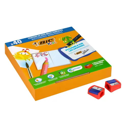 BIC Kids Multisurface Coloured Pencils Classpack