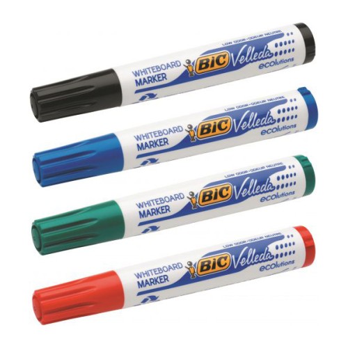 BIC Velleda 1701 Bullet Tip Drywipe Markers