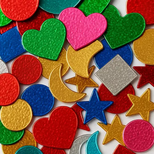 Assorted Collage Shapes Classpack 6x 100ml Shakers