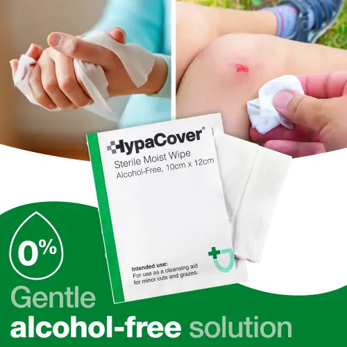 HypaCover Alcohol-free Sterile Moist Wipes