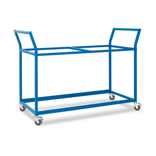 25 Folding Exam Desks with Trolley