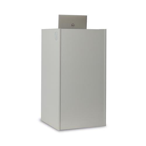 Classic Lectern with Lockable Doors - Grey