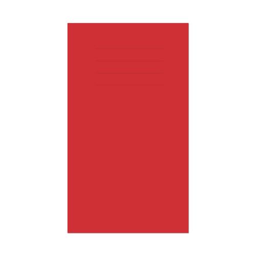 Vocabulary Book 165x101mm 6mm Ruled with Centre Margin Red Cover 48 Pages