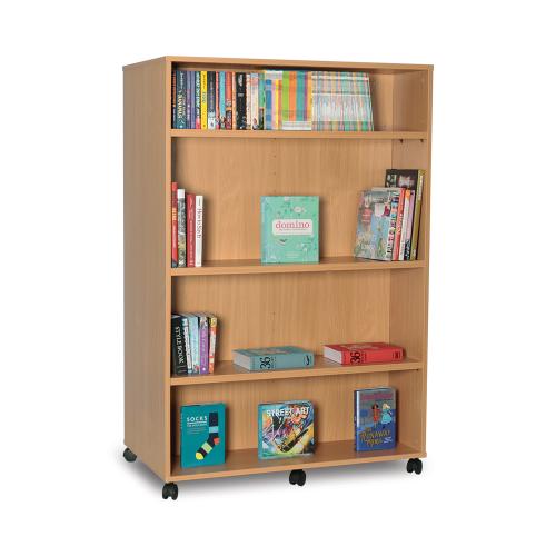 Mobile Double-sided Library Bookcases