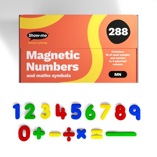 Show-me Magnetic Numbers & Symbols