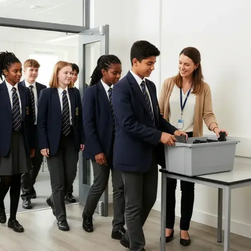 Lockable Mobile Phone Storage Unit