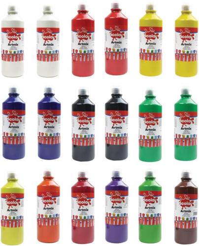 Ready Mixed Paint 18x 600ml Assortment