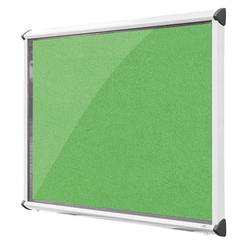 Shield Aluminium Frame Exterior Showcase W967 x H750mm (8x A4) Apple Loop Nylon Cloth