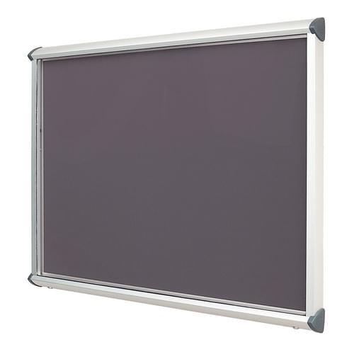 Shield Aluminium Frame Exterior Showcase W967 x H750mm (8x A4) Gunmetal Loop Nylon Cloth