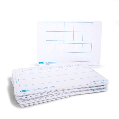Show-me SurfaceShield Tens Frame Mini Whiteboards