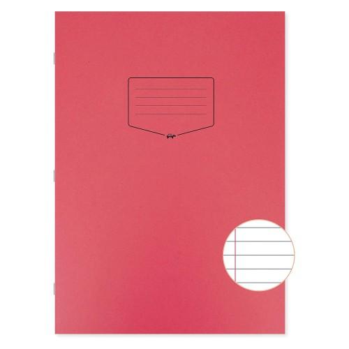 Silvine Tough Shell A4+ Exercise Books 12mm Ruled with Margin Yellow 80 Pages