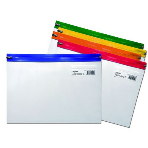 Snopake Zippa-Bag S Classic A4 Assorted (Pack of 25) 12796