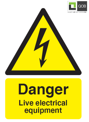 Danger Live Electrical Equipment Sign