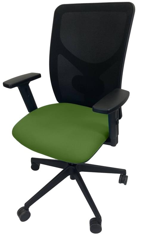 PRO-SIT 5 Mesh Back Task chair with Synchro Tilt & Height Adjustable Arms - Green CSE18