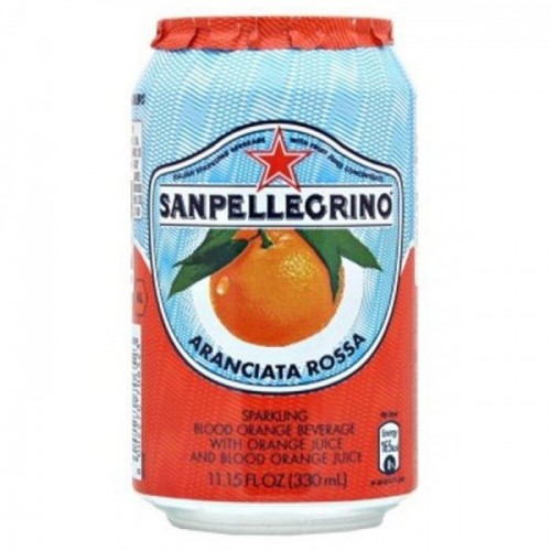Sanpellegrino Aranciata Rossa 330ml cans case of 24