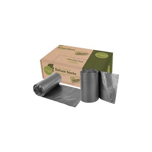 Maxima Medium Duty Refuse Sack Black Pack of 200