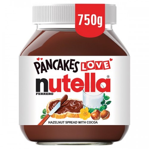 Nutella Ferrero Hazelnut Spread with Cocoa 750g case of 6