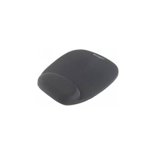 Kensington Foam Mouse Pad with Integral Wrist Rest Black 62384
