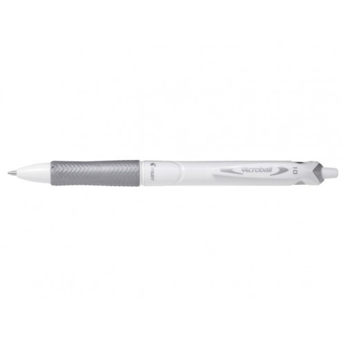 Pilot Acroball Pure White - Ballpoint pen - Black - Begreen - Medium Tip pk10