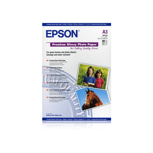 Epson S041315 A3 Pre/Glossy Photo Paper PK20 255gsm